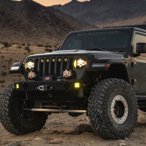Jeep Gladiator Headlight Kit - Baja Designs - DOT LP6 LED - Clear/White - `20-`25